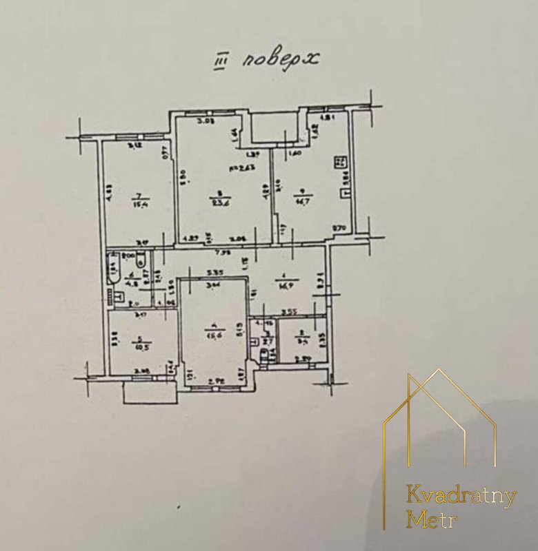 4-ком квартира на Фонтане! Газ! 3 этаж! — снимка 21