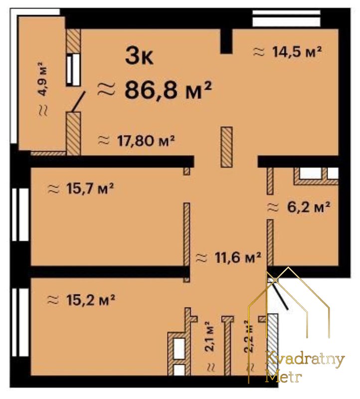 3 ком. квартира в ЖК Альтаир - 3! Панорамные окна! Вид на море! — снимка 1
