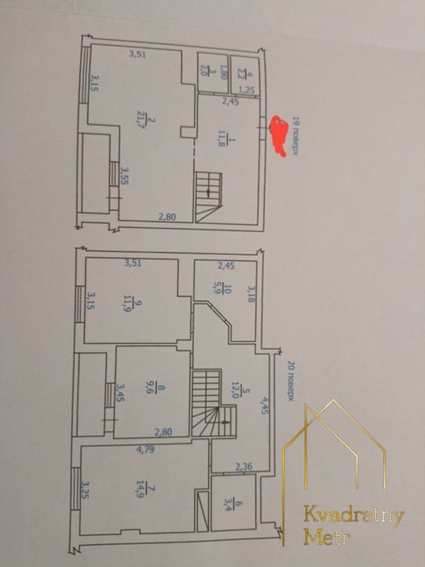 Двухуровневая квартира 99 м² — пространство, которое впечатляет! в ЖК Балковский! — фото 11
